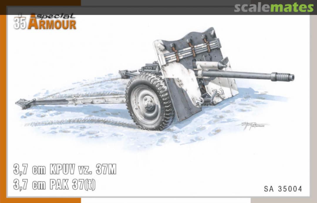 Boxart 3.7 cm KPUV vz.37M | 3,7 cm PAK 37(t) SA35004 Special Armour