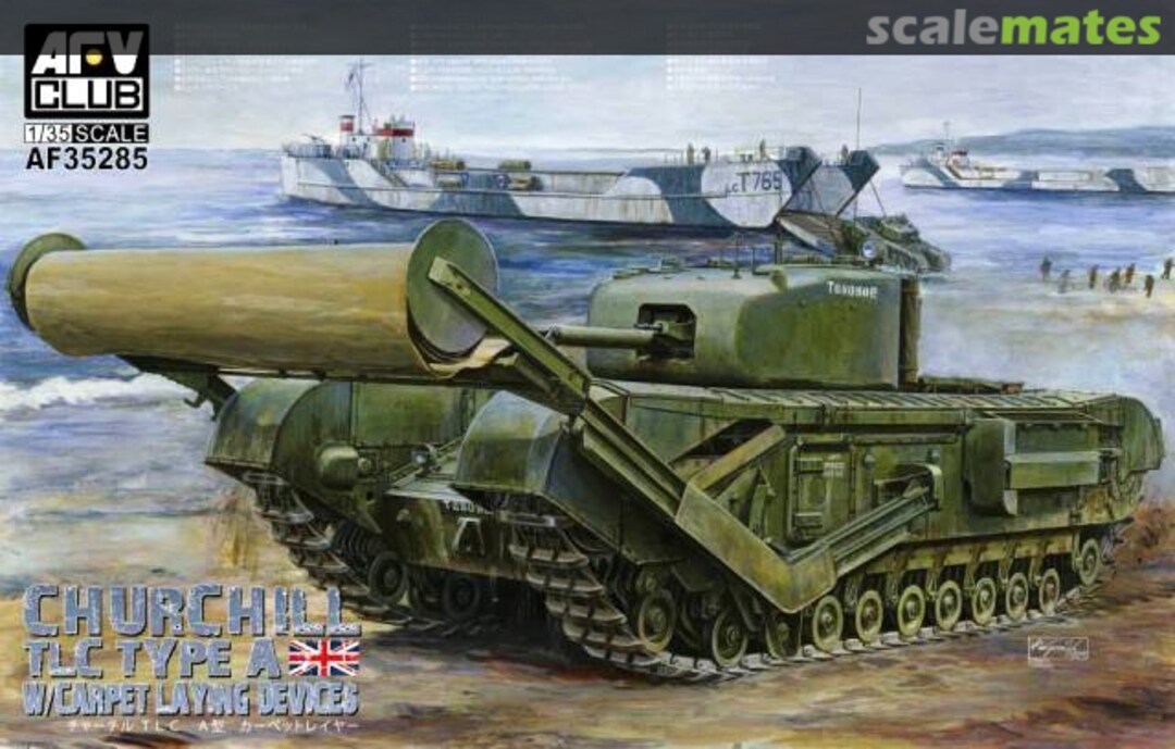 Boxart Churchill TLC Type-A AF35285 AFV Club Boxart Churchill TLC Type-A AF35285 AFV Club