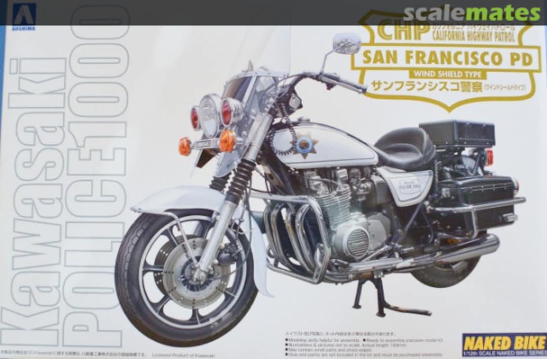 Kawasaki Police 1000 CHP San Francisco PD Wind Shield Type