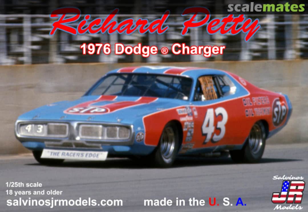 Boxart 1976 Dodge Charger RPDC1976D Salvinos JR Models Boxart 1976 Dodge Charger RPDC1976D Salvinos JR Models