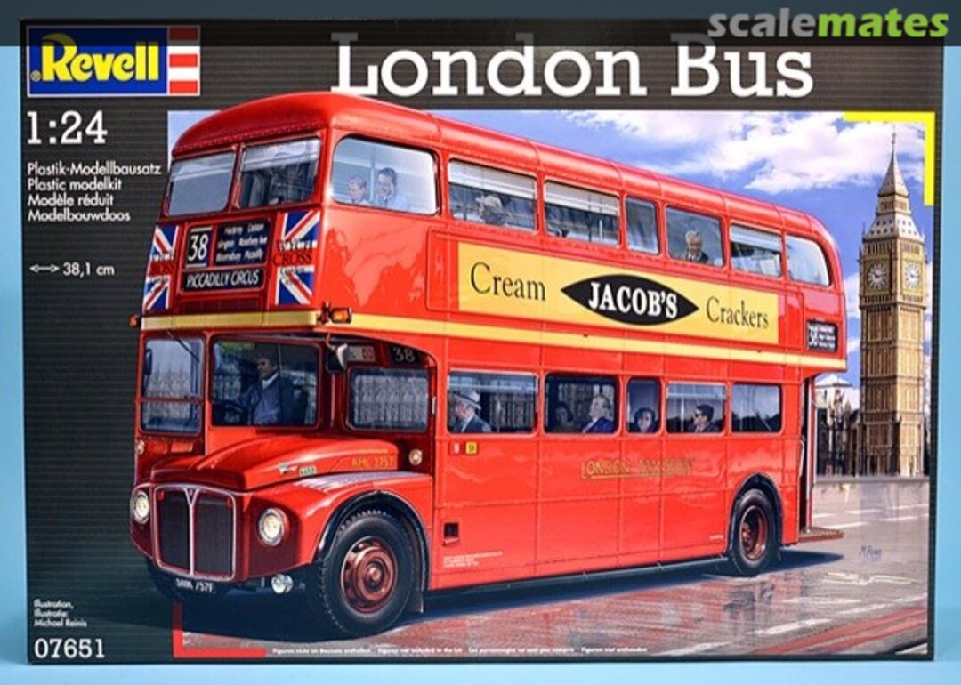 Boxart London Bus 07651 Revell Boxart London Bus 07651 Revell