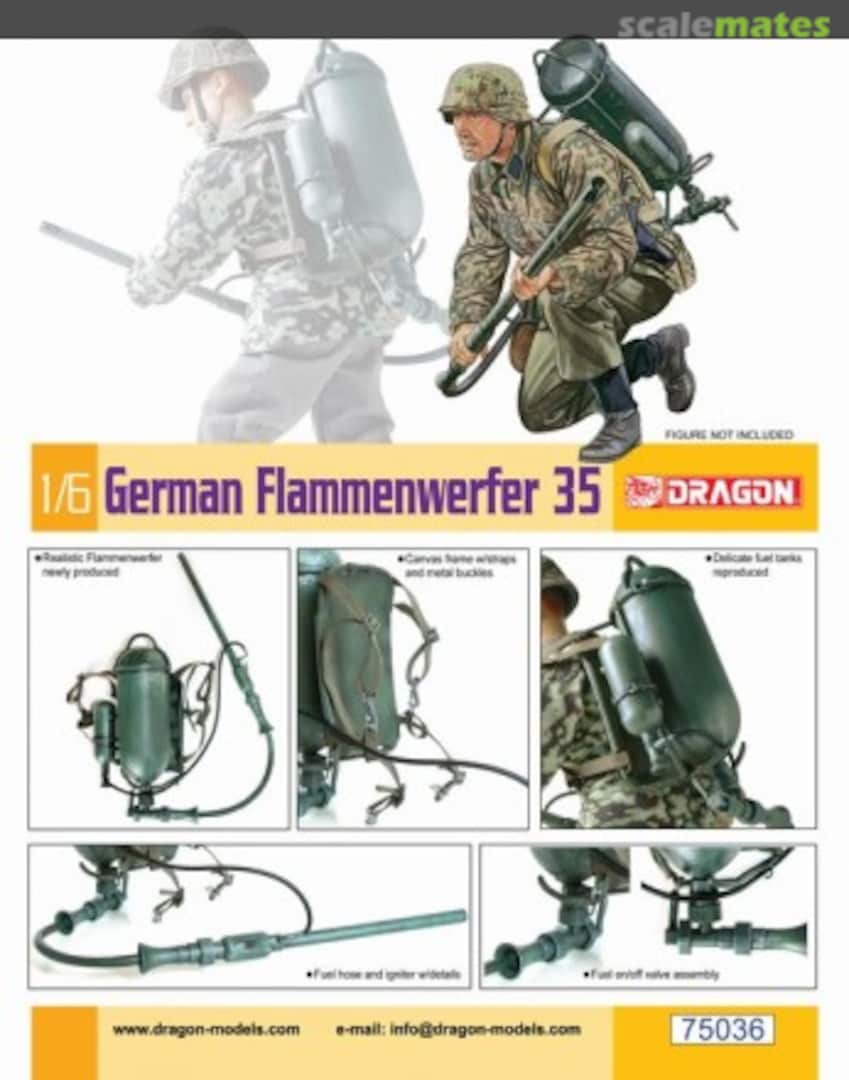 Boxart German Flammenwerfer 35 75036 Dragon Boxart German Flammenwerfer 35 75036 Dragon