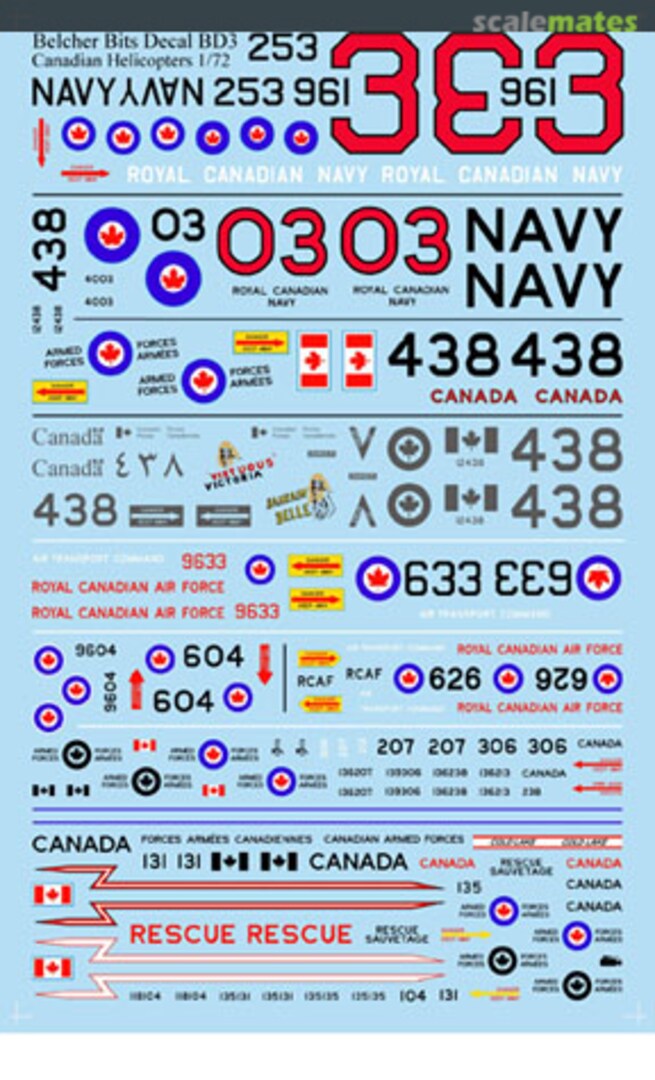 Boxart Canadian Helicopters BD3 Belcher Bits