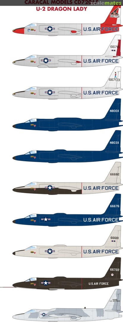 Boxart U-2 Dragon Lady CD72065 Caracal Models Boxart U-2 Dragon Lady CD72065 Caracal Models
