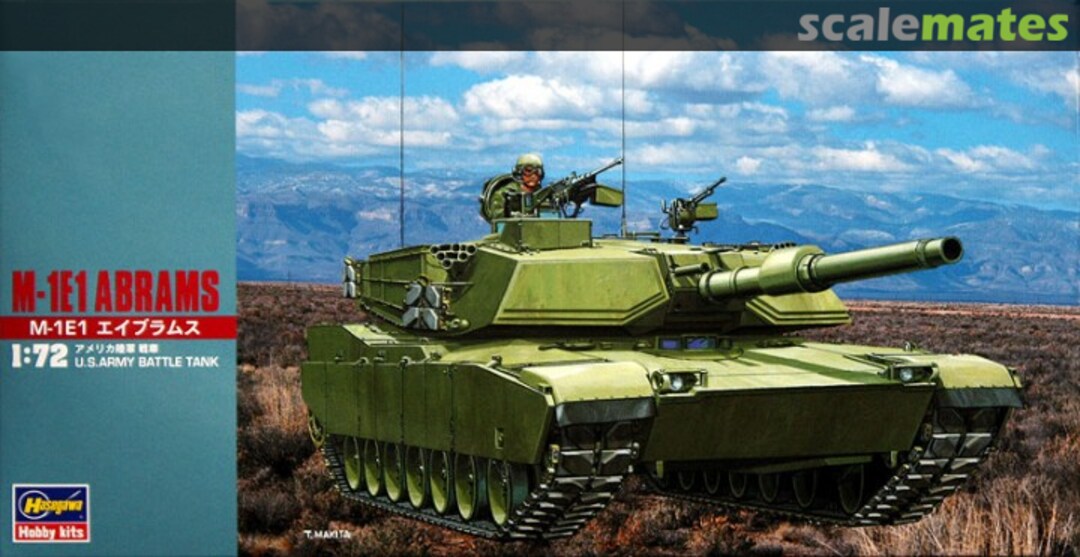 Boxart M-1E1 Abrams 31135 Hasegawa Boxart M-1E1 Abrams 31135 Hasegawa