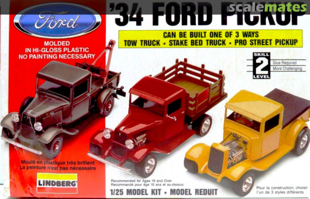 Boxart '34 Ford Pickup 72157 Lindberg