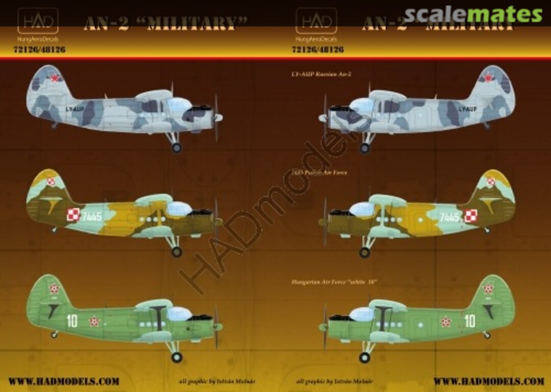 Boxart An-2 "Military" 48126 HungAeroDecals