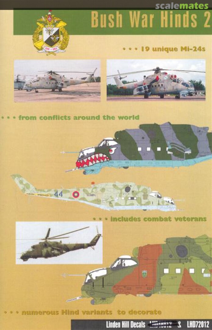 Boxart Bush War Hinds 2 LHD72012 Linden Hill Decals Boxart Bush War Hinds 2 LHD72012 Linden Hill Decals