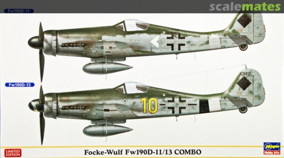 Boxart Focke-Wulf Fw190D-11/13 Combo 02115 Hasegawa Boxart Focke-Wulf Fw190D-11/13 Combo 02115 Hasegawa