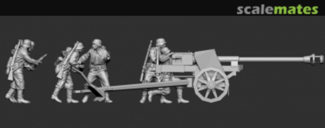 Boxart Rußland 1942 - Crew für PAK 40 STL WW2 - 140 Germania Figuren Boxart Rußland 1942 - Crew für PAK 40 STL WW2 - 140 Germania Figuren