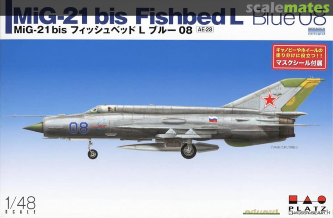 Boxart MiG-21bis Fishbed L Blue 08 AE-57 Platz