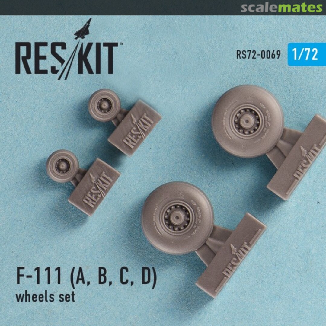 Boxart General Dynamics F-111 (A, B, C, D) wheels set RS72-0069 Res/Kit Boxart General Dynamics F-111 (A, B, C, D) wheels set RS72-0069 Res/Kit