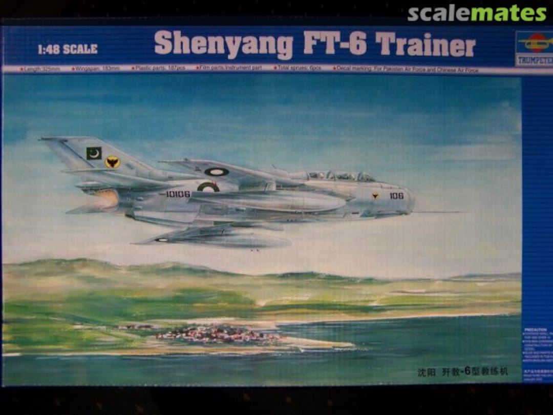 Boxart Shenyang FT-6 Trainer 02813 Trumpeter Boxart Shenyang FT-6 Trainer 02813 Trumpeter