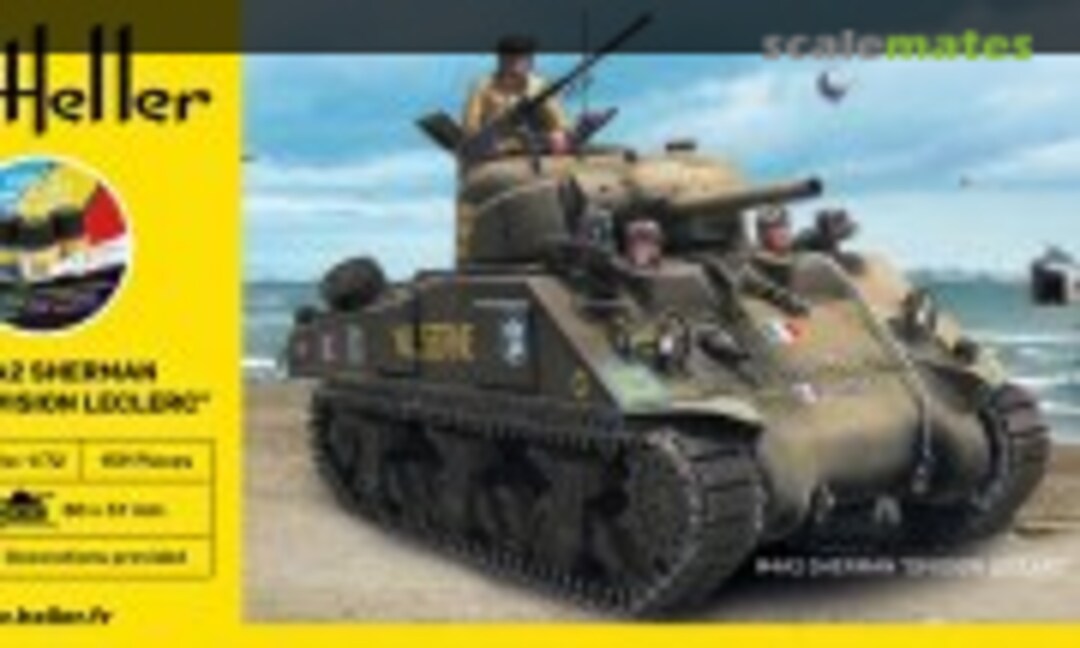 1:72 M4A2 Sherman "Division Leclerc" (Heller 56894)