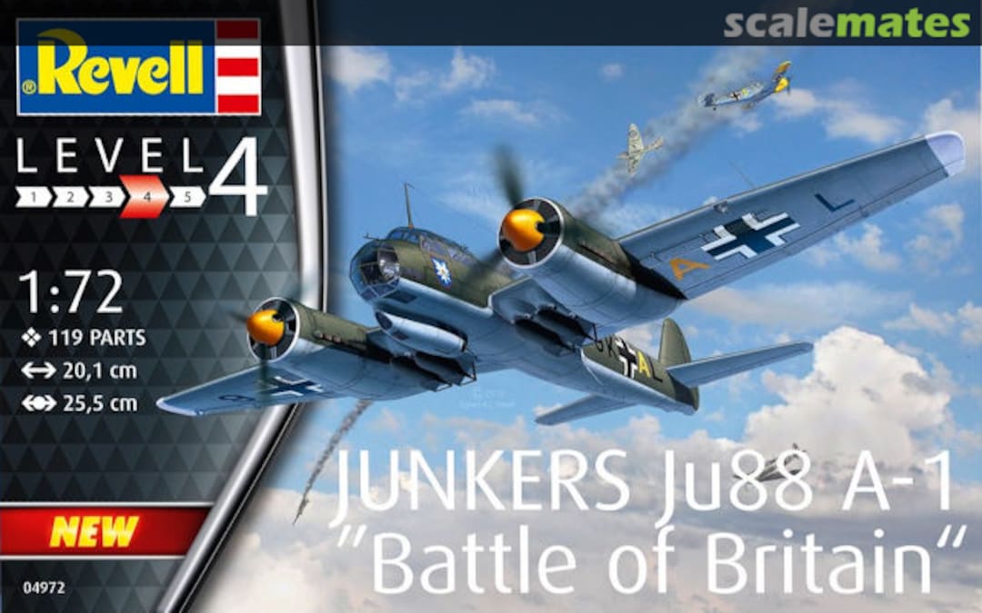 Boxart Junkers Ju88 A-1 "Battle of Britain" 04972 Revell Boxart Junkers Ju88 A-1 "Battle of Britain" 04972 Revell