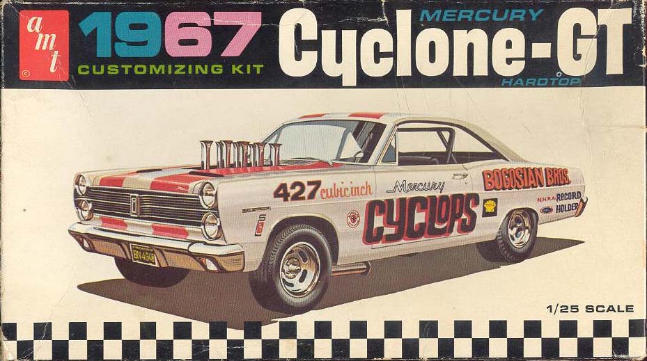 AMT 1967 Mercury Comet Cyclone GT Model Kit 1 25 for sale online