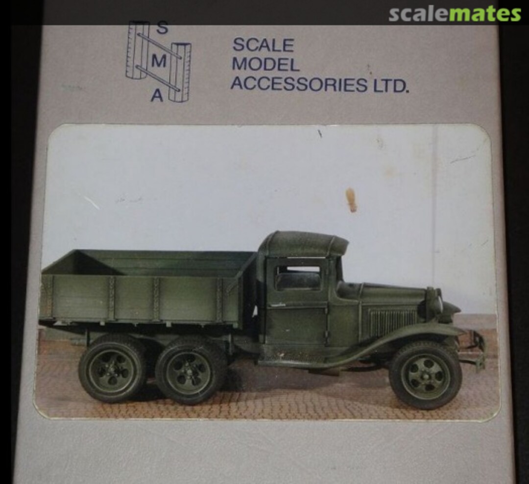 Boxart GAZ AAA Cargo truck SMAV 110 Scale Model Accessories