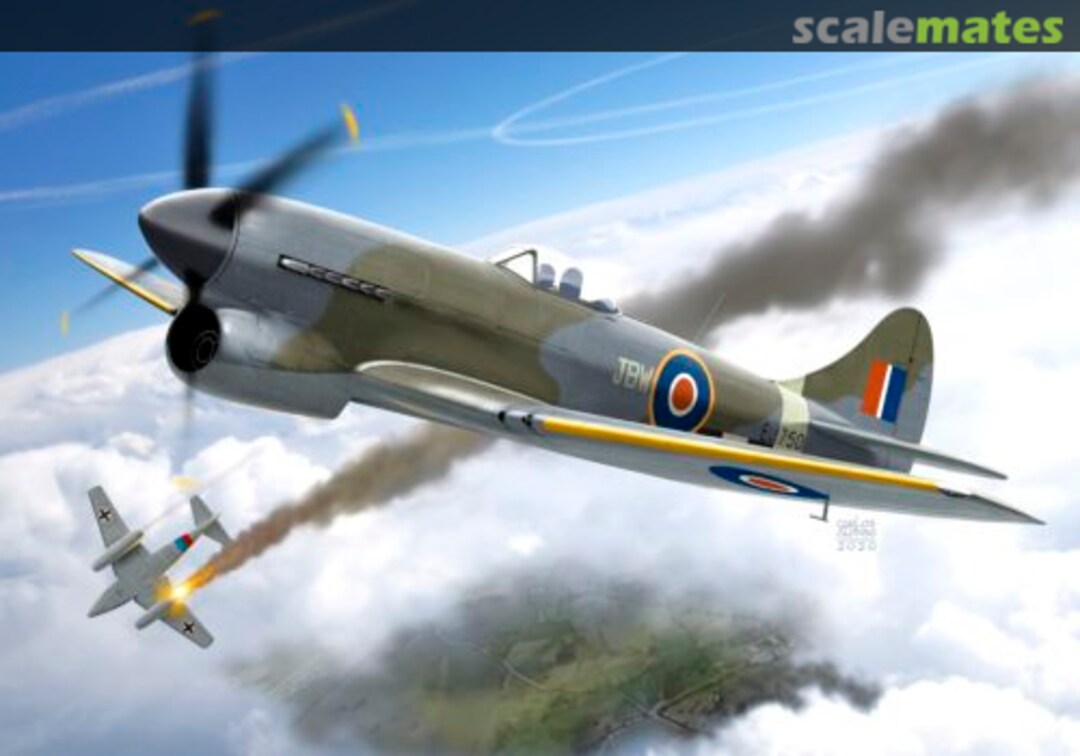 Boxart Hawker Tempest Mk.V "Wing Commanders" KPM0219 Kovozávody Prostějov Boxart Hawker Tempest Mk.V "Wing Commanders" KPM0219 Kovozávody Prostějov