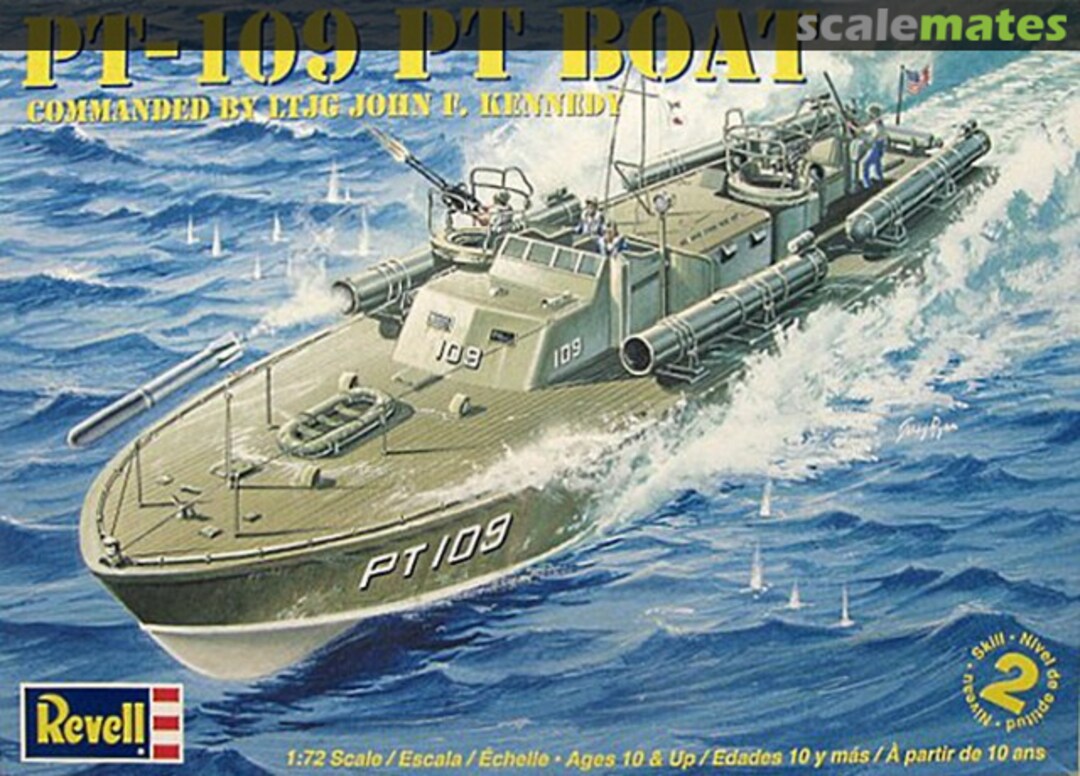 Boxart PT-109 PT Boat 85-0310 Revell Boxart PT-109 PT Boat 85-0310 Revell