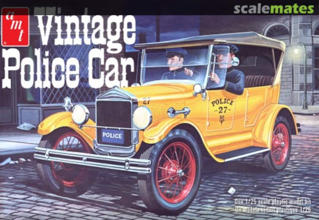 Boxart Vintage Police Car 1182 AMT Boxart Vintage Police Car 1182 AMT