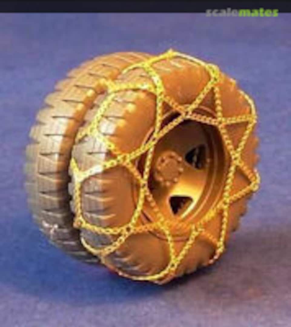Boxart Tyre Chains For German WWII 3 Ton Truck (2 Units) 481011 Minor