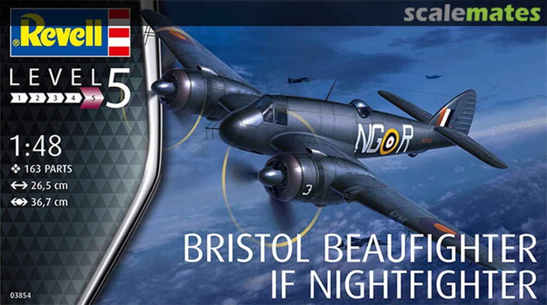 Boxart Bristol Beaufighter Mk.IF 03854 Revell Boxart Bristol Beaufighter Mk.IF 03854 Revell