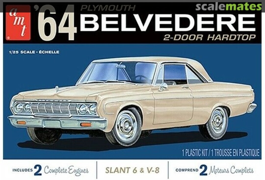 Boxart '64 Plymouth Belvedere 1188 AMT Boxart '64 Plymouth Belvedere 1188 AMT