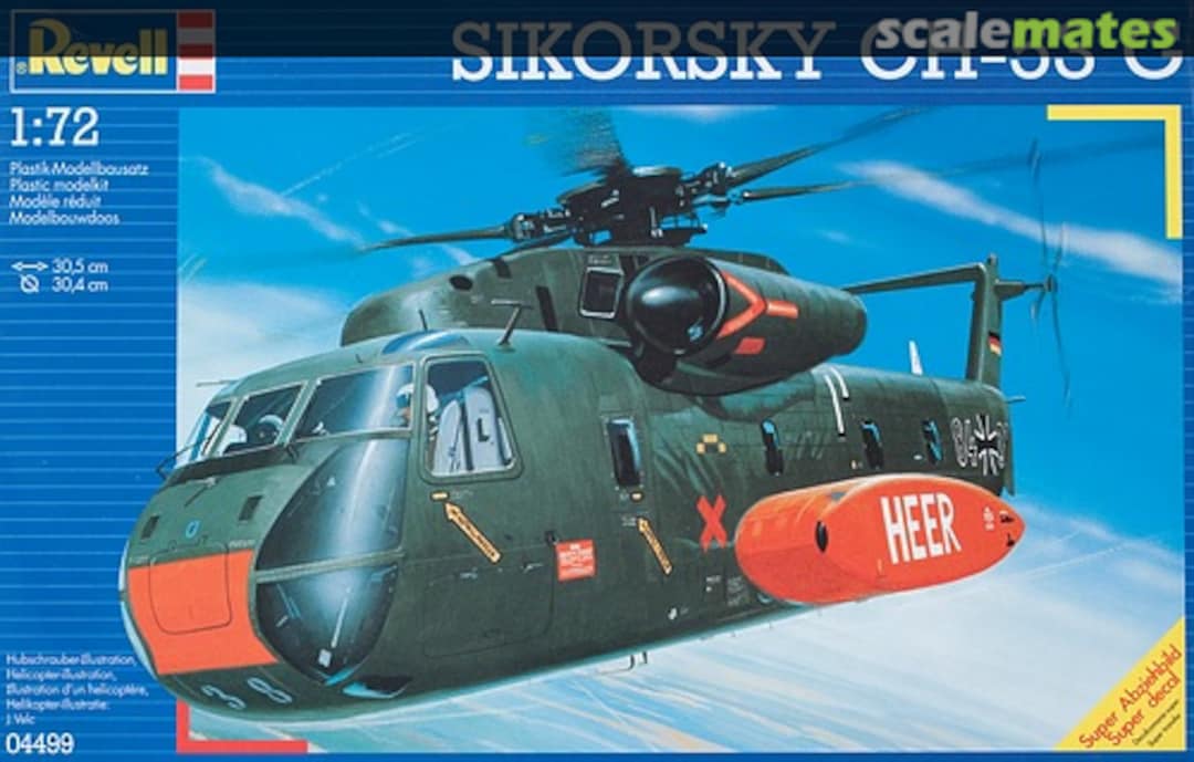Boxart Sikorsky CH-53 G 04499 Revell Boxart Sikorsky CH-53 G 04499 Revell