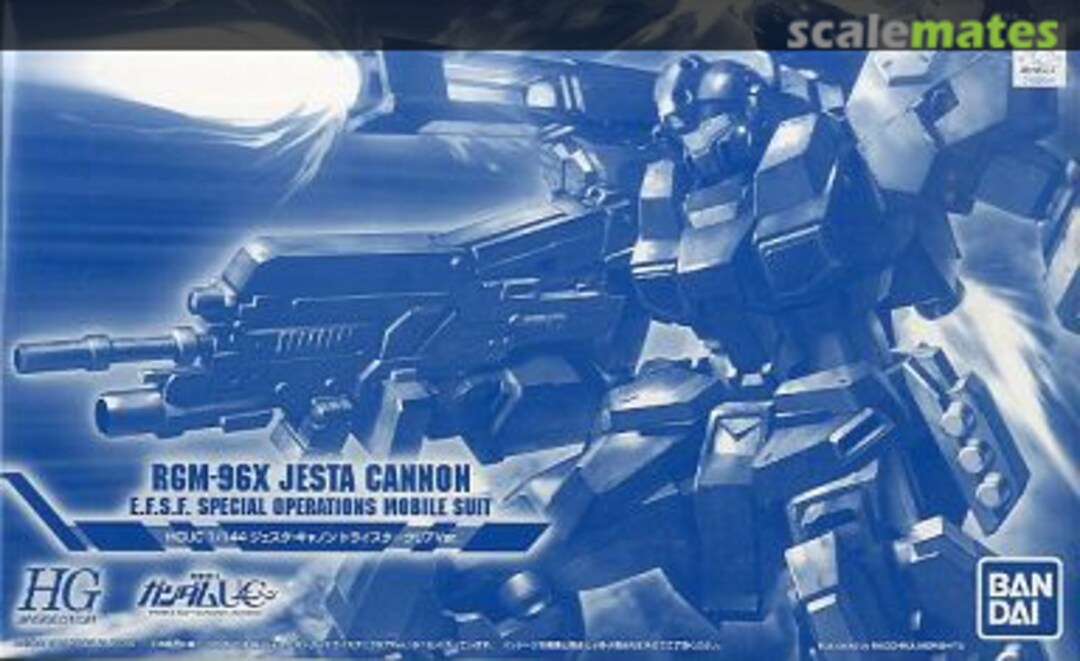 Boxart RGM-96X Jesta Cannon Tristar Clear Ver. 0189641 Bandai