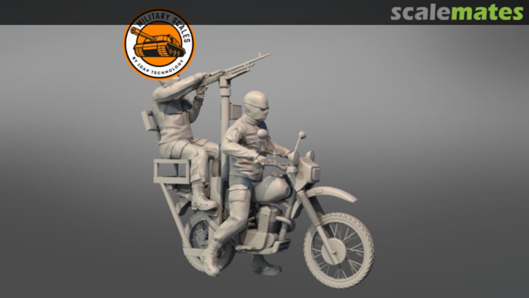 Boxart Harley Davidson Enduro 500 with Motorcyclists PMI0346D Military Scales Boxart Harley Davidson Enduro 500 with Motorcyclists PMI0346D Military Scales