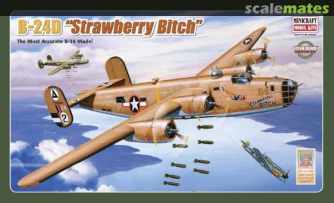 Boxart B-24D "Strawberry Bitch" 11639 Minicraft Model Kits Boxart B-24D "Strawberry Bitch" 11639 Minicraft Model Kits