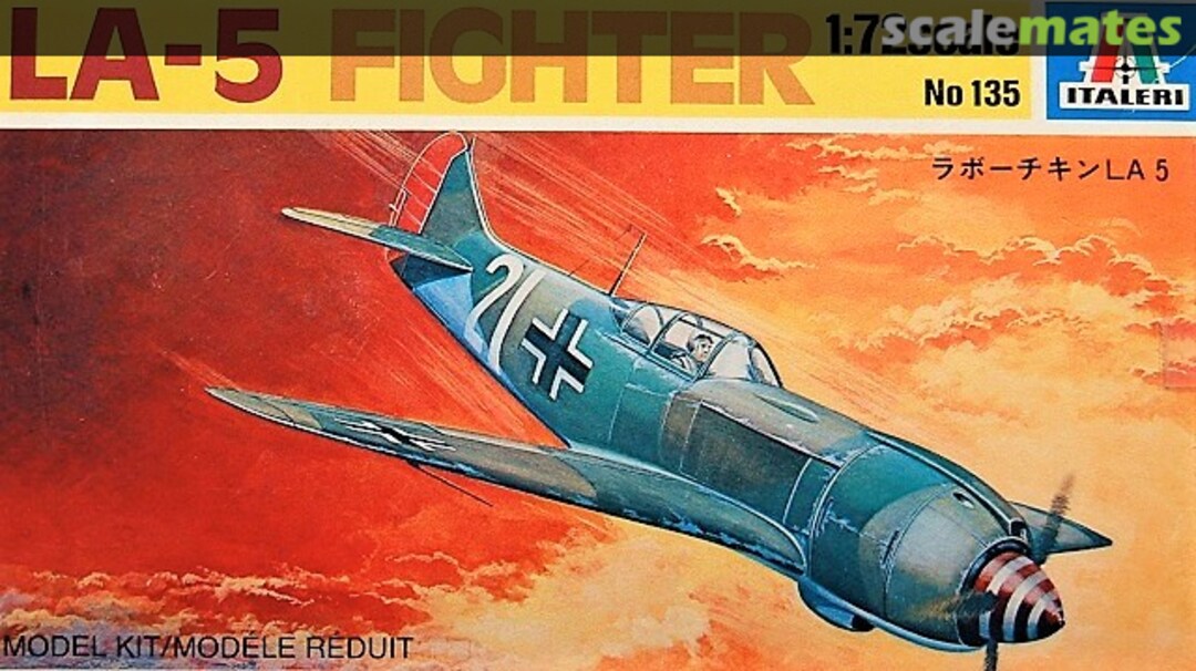Boxart LA-5 Fighter 135 Italeri Boxart LA-5 Fighter 135 Italeri