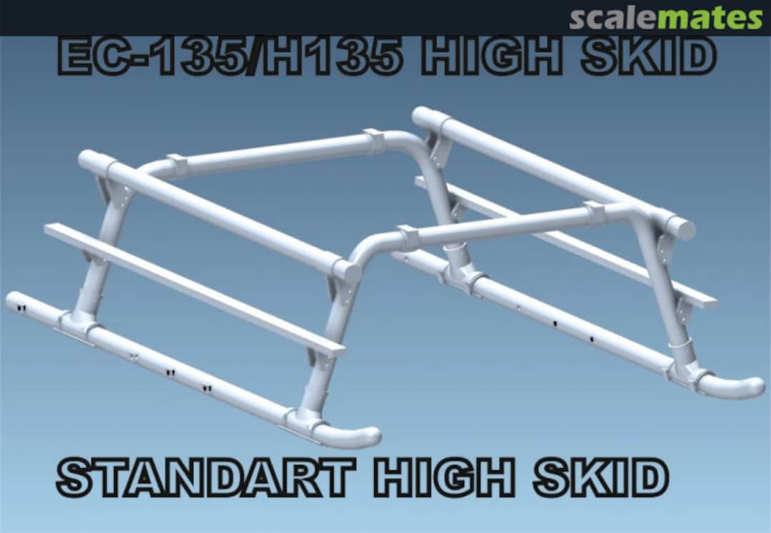 Boxart High Skid Gear H135/EC-135 Standard HT87014 Brent-Air-Decals