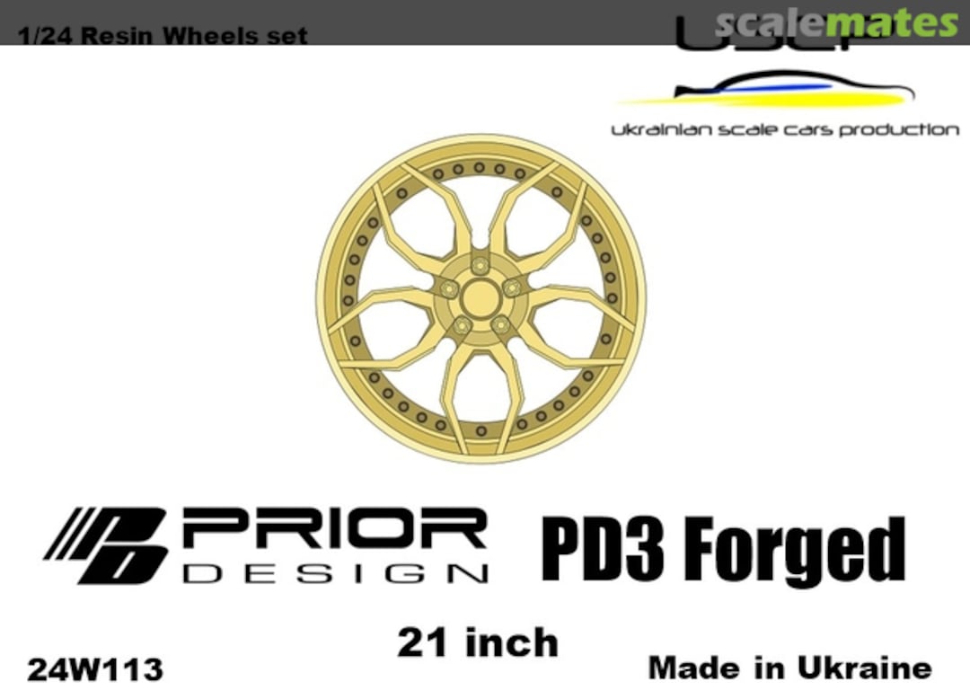 Boxart Prior Design PD3 Forged 21" wheels 24W113 USCP Boxart Prior Design PD3 Forged 21" wheels 24W113 USCP