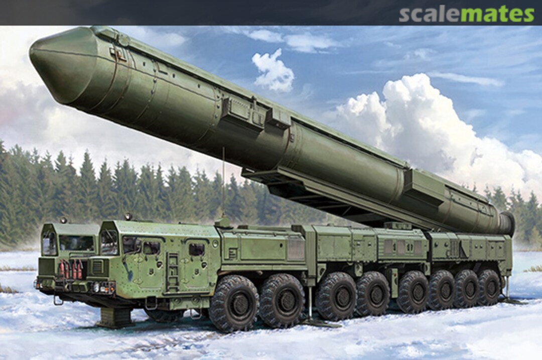 Boxart 15U175 TEL of RS-12M1 Topol-M ICBM complex 82952 HobbyBoss Boxart 15U175 TEL of RS-12M1 Topol-M ICBM complex 82952 HobbyBoss