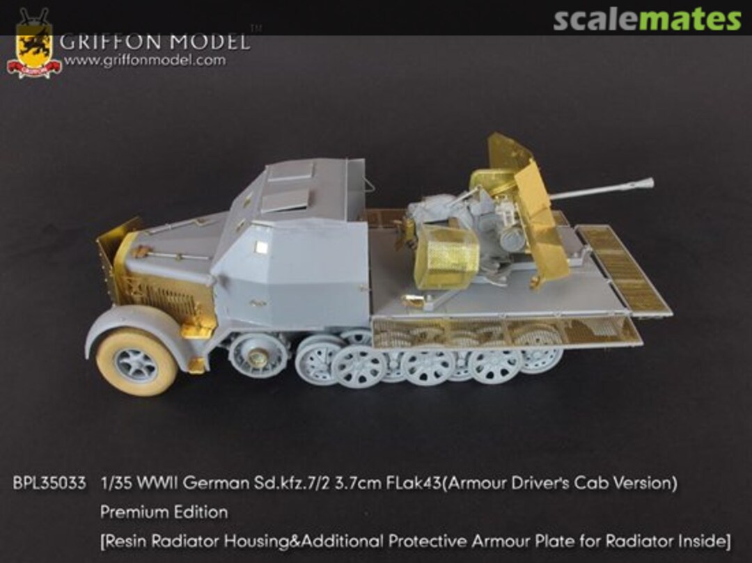 Boxart Sd.kfz.7/2 3.7cm FLak43 (Armour Drivers Cab Version) Premium Ed. ~Dragon~ BPL35033 Griffon Model Boxart Sd.kfz.7/2 3.7cm FLak43 (Armour Drivers Cab Version) Premium Ed. ~Dragon~ BPL35033 Griffon Model