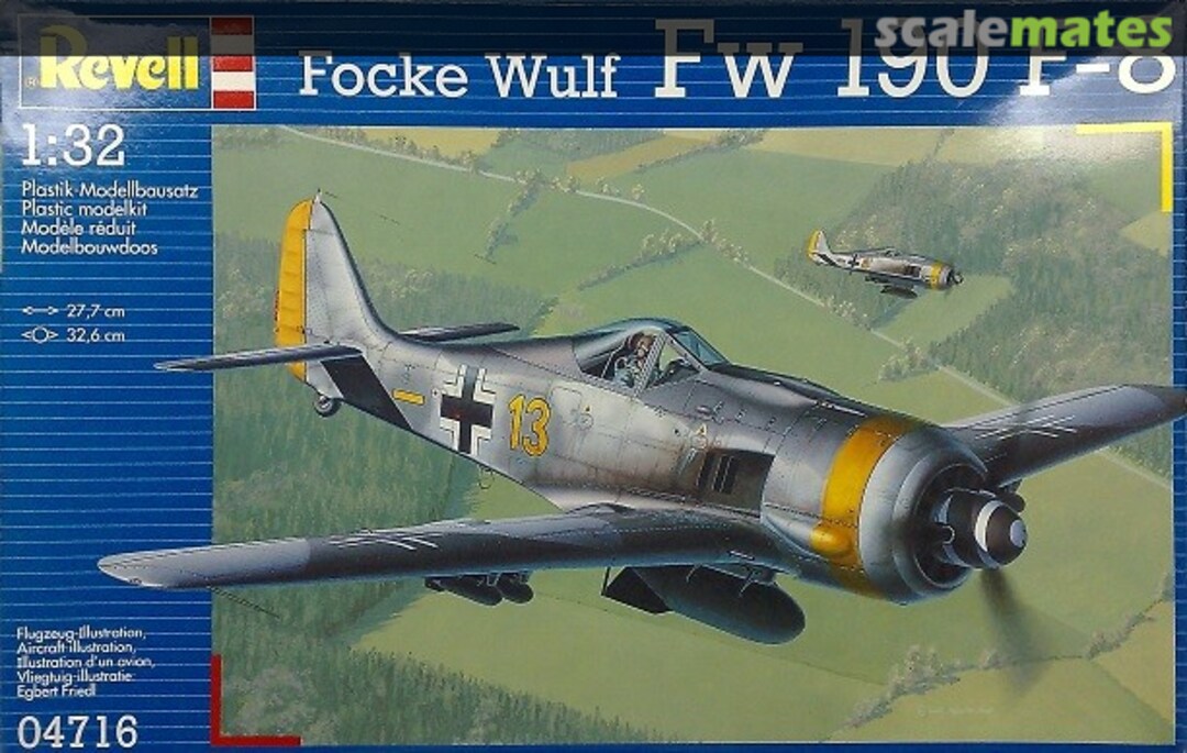 Boxart Focke Wulf Fw 190 F-8 04716 Revell Boxart Focke Wulf Fw 190 F-8 04716 Revell