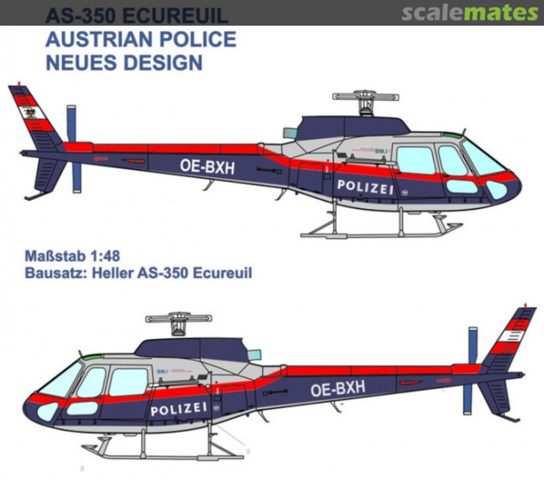 Boxart AS-350 Österreichische Flugpolizei HZ 48006 Brent-Air-Decals Boxart AS-350 Österreichische Flugpolizei HZ 48006 Brent-Air-Decals