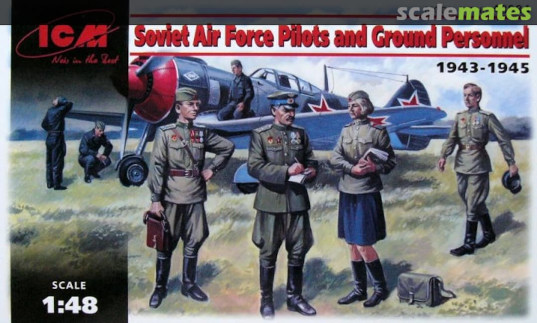Boxart Soviet Air Force Pilots and Ground Personnel 48084 ICM Boxart Soviet Air Force Pilots and Ground Personnel 48084 ICM