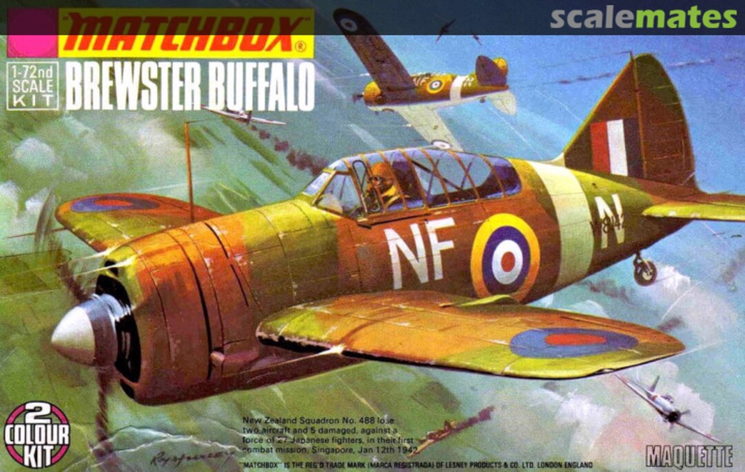 Boxart Brewster Buffalo PK-24 Matchbox