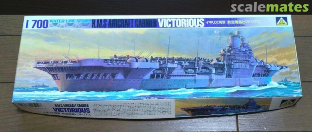 Boxart HMS Aircraft Carrier Victorious WL.A109 Aoshima