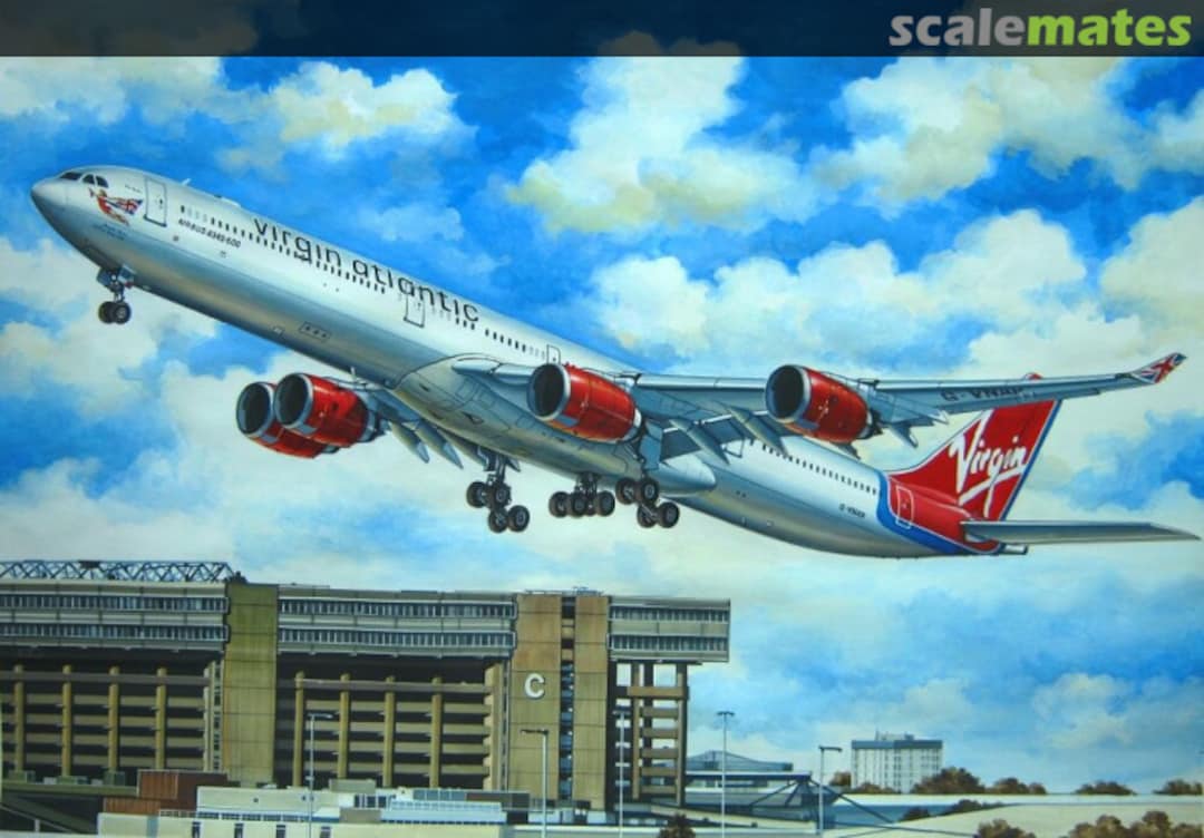 Boxart Airbus A340-600 Virgin Atlantic Eastern Express Boxart Airbus A340-600 Virgin Atlantic Eastern Express