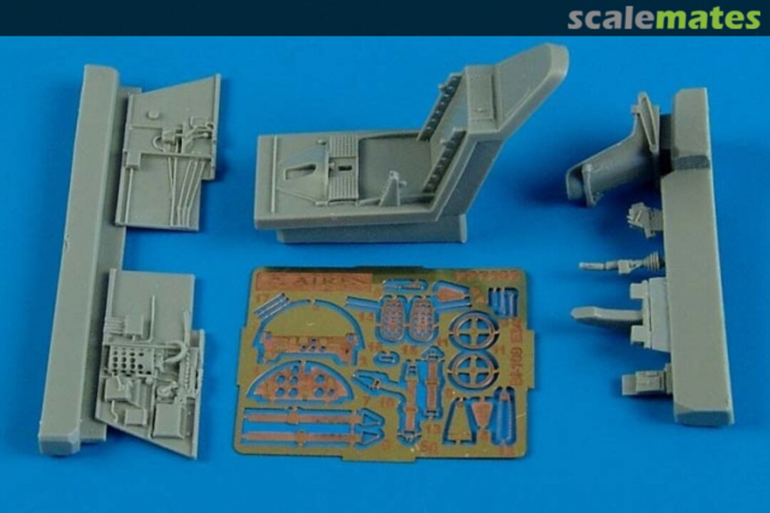 Boxart Bf 109E-3/E-4 cockpit set 7292 Aires Boxart Bf 109E-3/E-4 cockpit set 7292 Aires