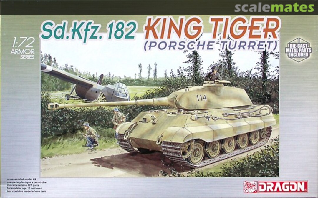 Boxart Sd.Kfz. 182 King Tiger 7231 Dragon