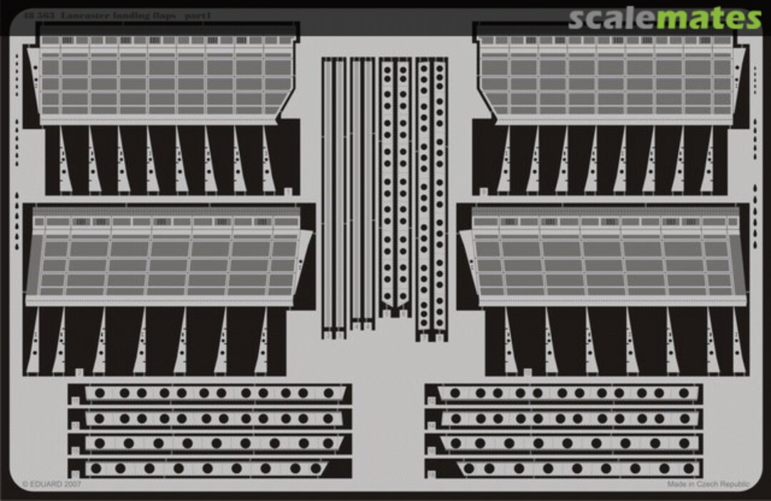 Boxart Lancaster landing flaps 48563 Eduard