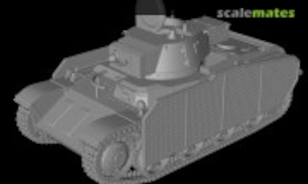 1:48 Light tank 42M Toldi II (B20) - with side skirts / open hatch (EMP3d 72012937-48)