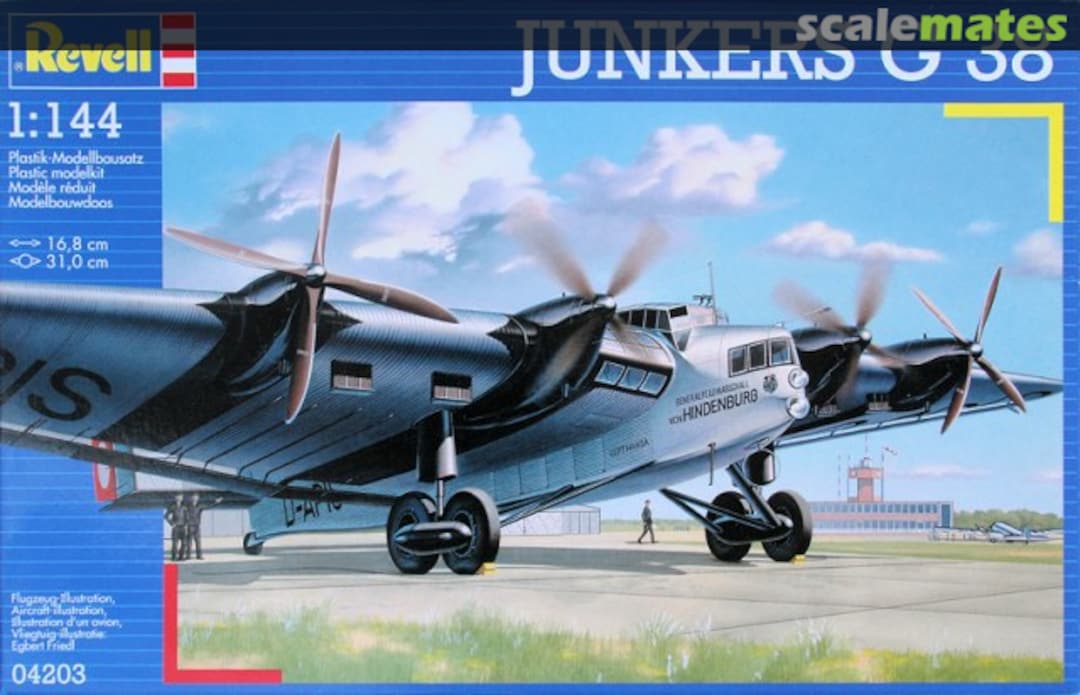 Boxart Junkers G 38 04203 Revell Boxart Junkers G 38 04203 Revell