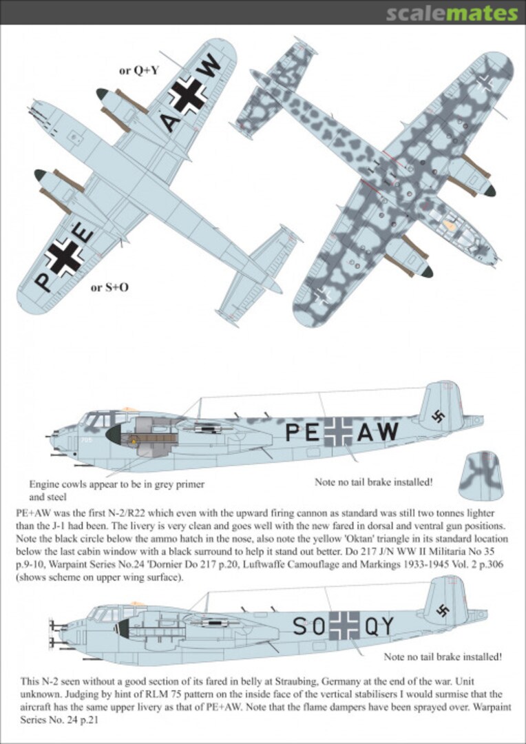Boxart Dornier Do-217N-2/R22 48D033 AIMS Boxart Dornier Do-217N-2/R22 48D033 AIMS