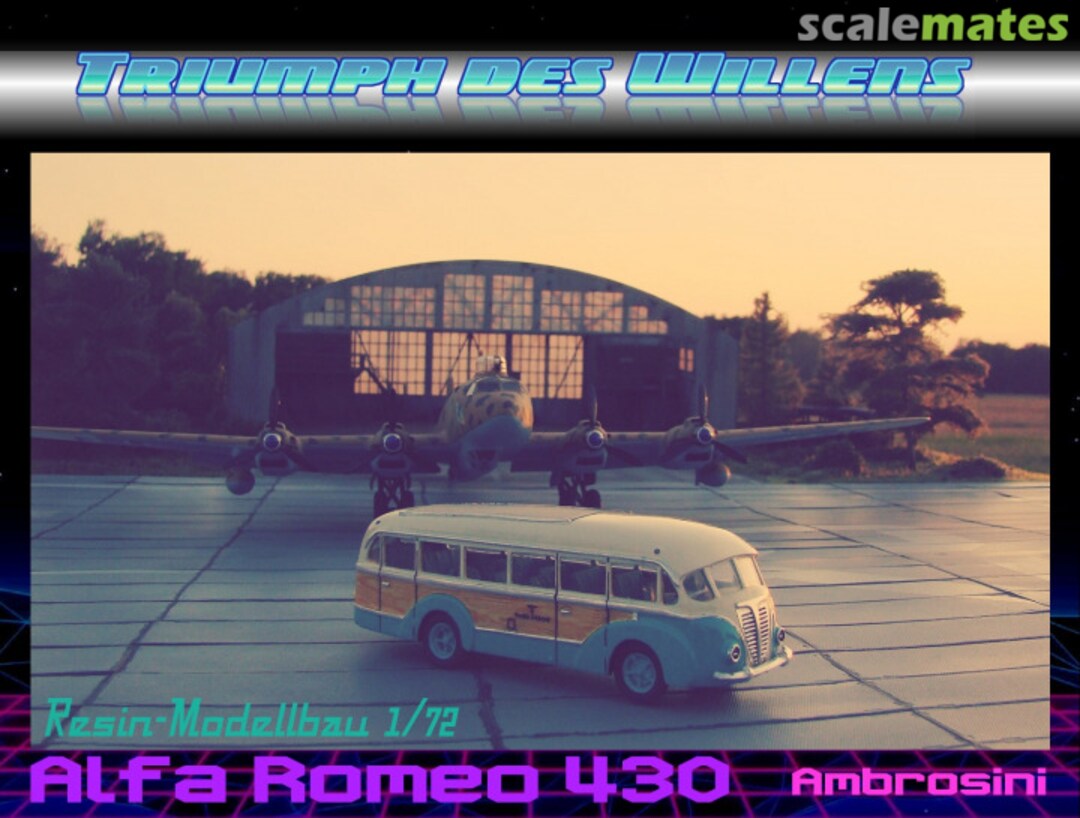 Boxart Alfa Romeo 430 "Ambrosini" Omnibus TDW0719/2 Triumph des Willens models Boxart Alfa Romeo 430 "Ambrosini" Omnibus TDW0719/2 Triumph des Willens models