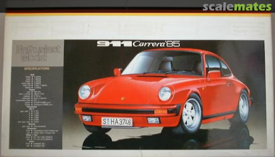 Boxart Porsche 911 Carrera '85 08003 Fujimi Boxart Porsche 911 Carrera '85 08003 Fujimi